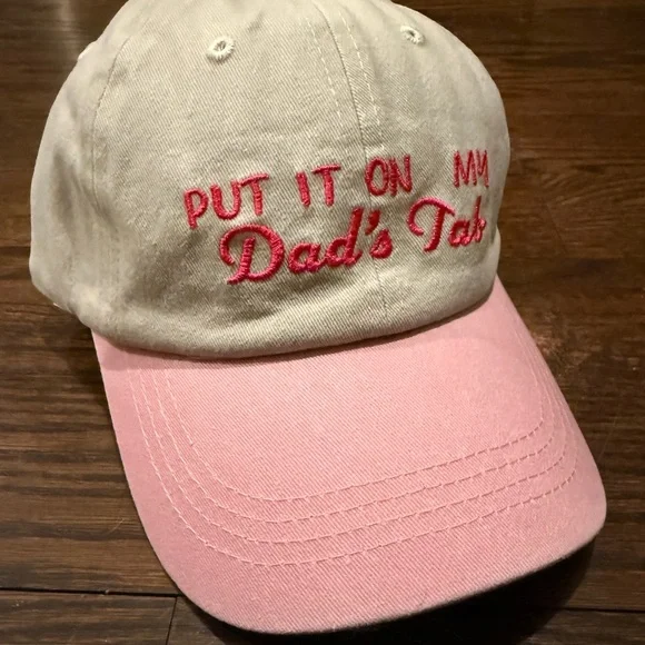 Francesca’s ‘Put It On My Dad's Tab' Baseball Cap - Picture 6 of 7